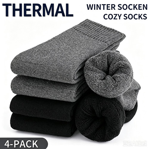 Paar wintersocken warme - 4,