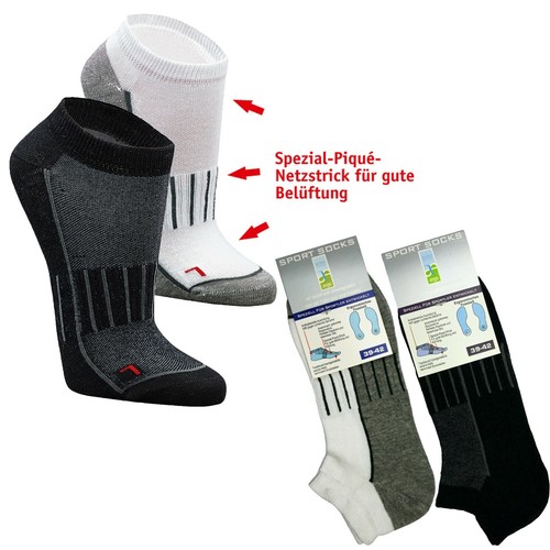 Paar sport sneaker socken - 6, sport-sneaker-socken